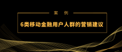 案例6类移动金融用户人群的营销建议